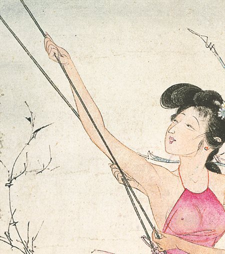 恒山-胡也佛的仕女画和最知名的金瓶梅秘戏图